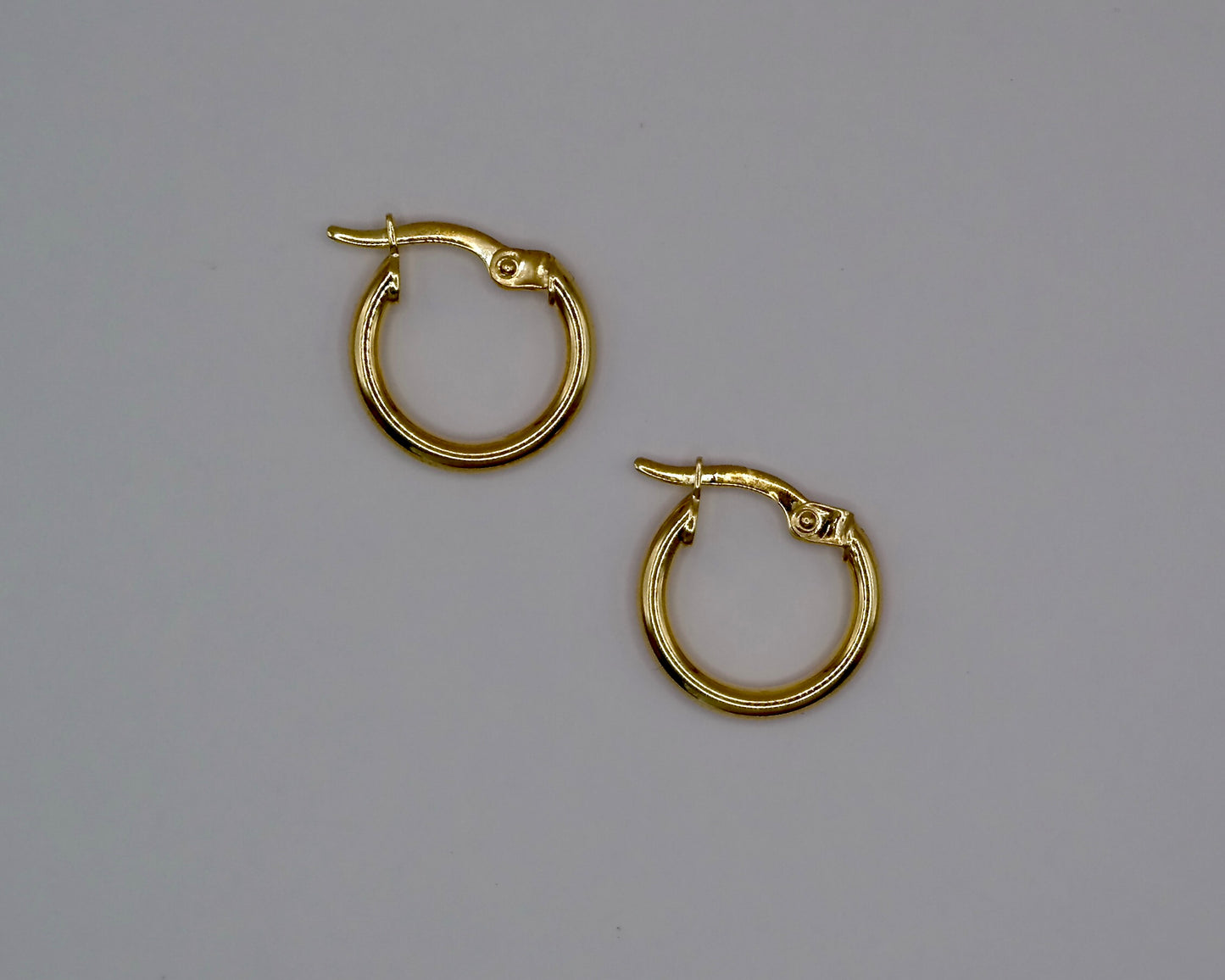 Solid Gold Plain Hoop